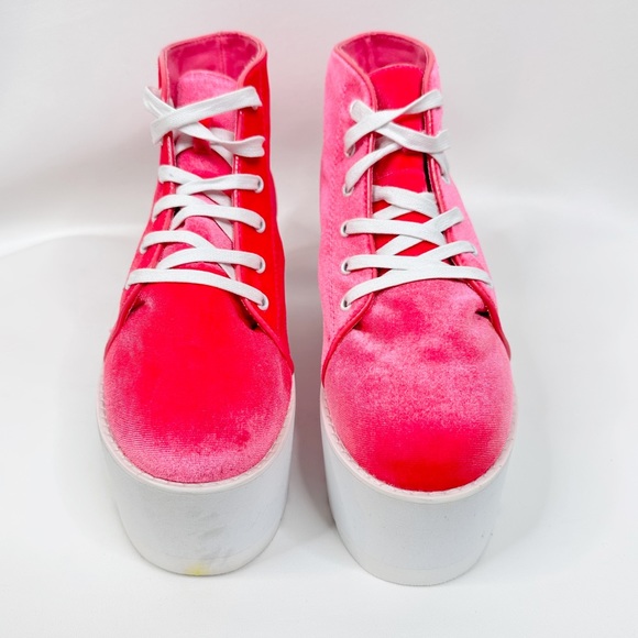 Privileged Batletta Platform Sneakers Velour SZ 10 Dolls Kills - Picture 12 of 12